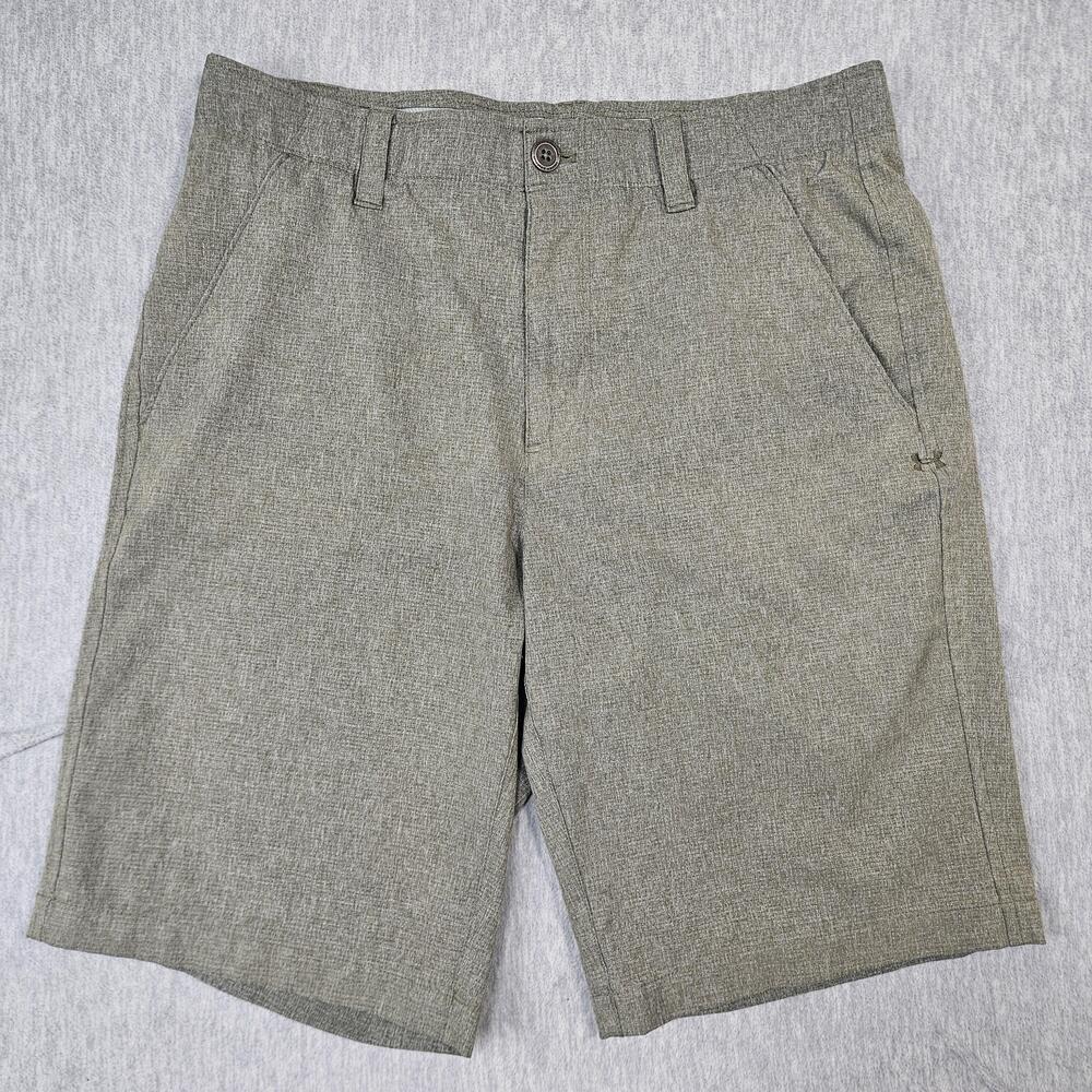 Under Armour Mens 30 Golf Shorts Green Match Play Vented Shorts